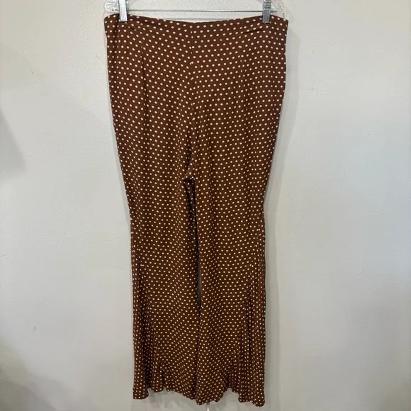 Free People Can’t Take My Eyes Off You Flare High Rise Polka Dots Women’s Large - Picture 11 of 15